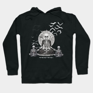 Meditating Skeleton Hoodie